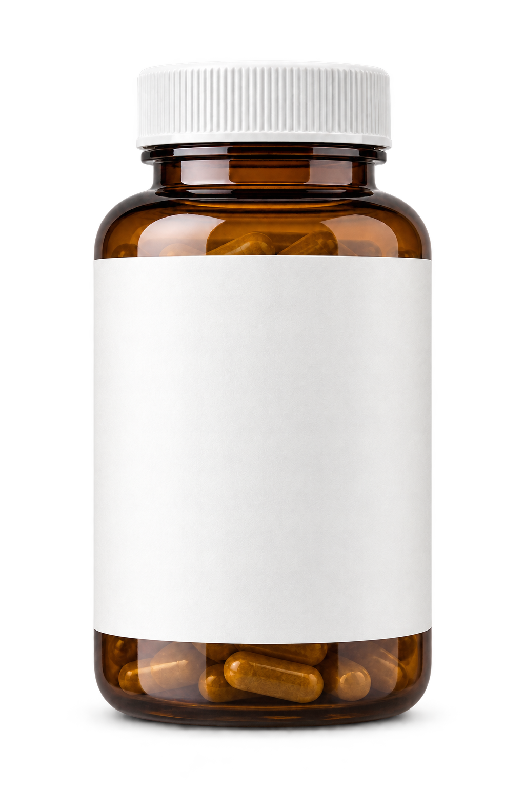 Photorealistic Berberine supplement bottle packaging preview